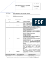 Pgi-001 Procedimiento de Auditoria Interna