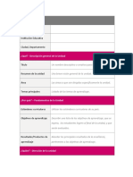 Plantilla de Unidad Didáctica (Recurso de La Unidad 3)