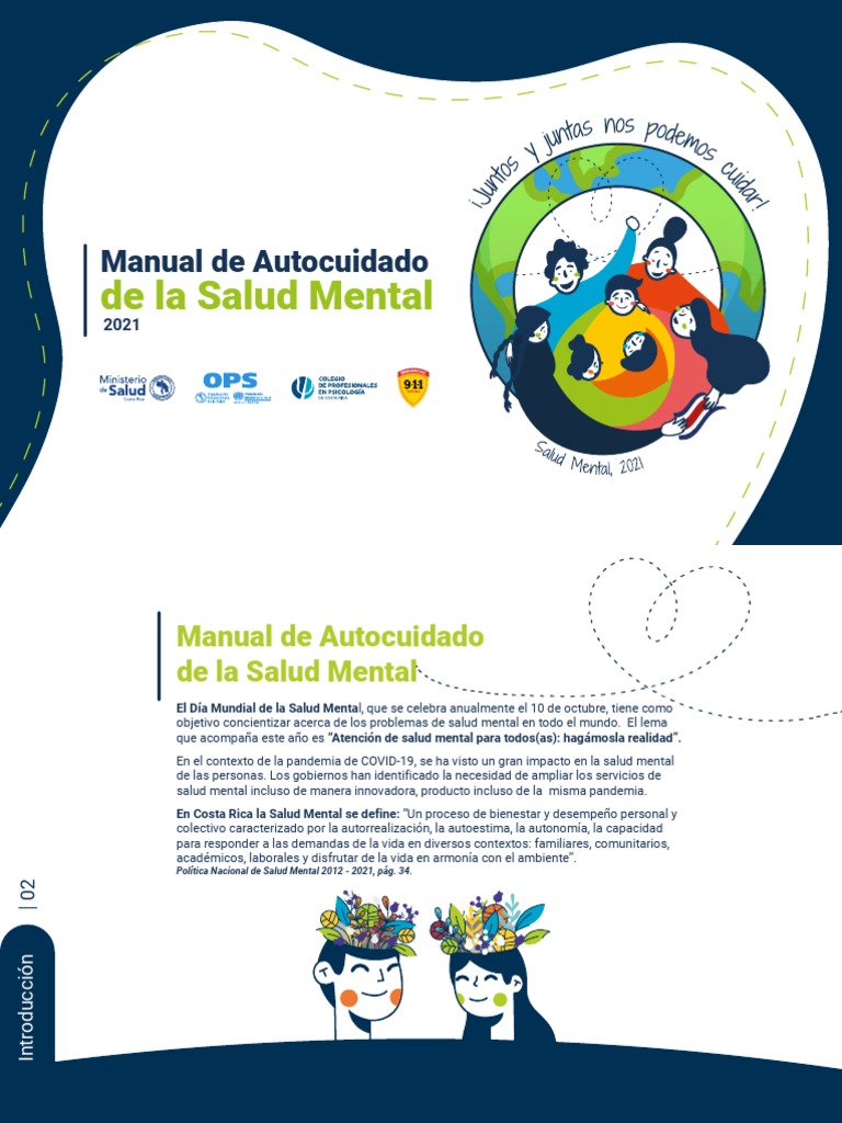 Manual de Autocuidado Mental 2021 | PDF | Salud mental | Dormir