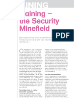 Training - The Security Minefield
