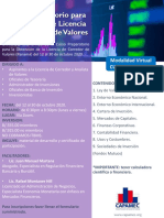 Afiche Curso Preparatorio Octubre 2020