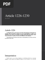 Article 1226-1230 Tan