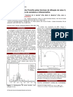 Caracterização de fonolito por técnicas espectroscópicas