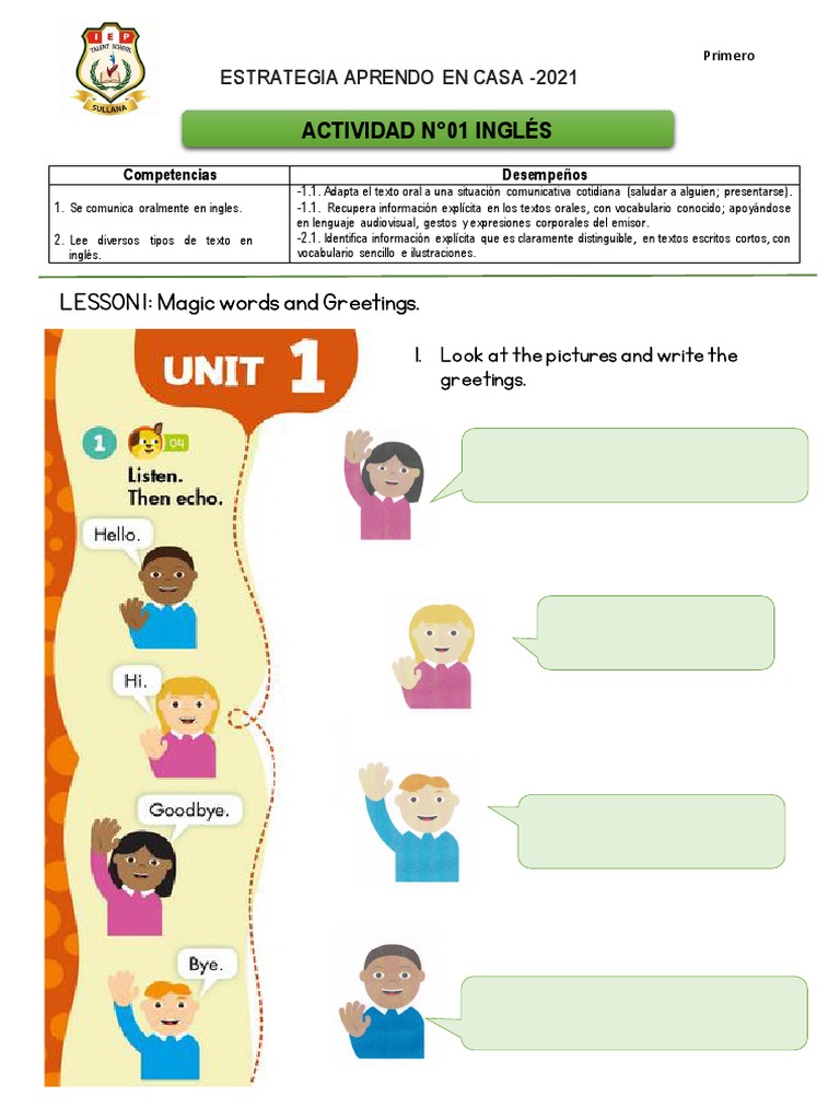 1RO Actividad 1 | PDF | Crecimiento personal y profesional | Artes del ...