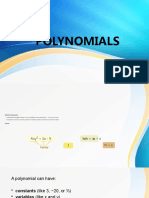 POLYNOMIALS