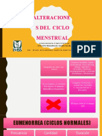 03 Alteraciones Del Ciclo Menstrual y SX Premenstrual