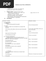 4a's DETAILED SAMPLE LESSON PLAN