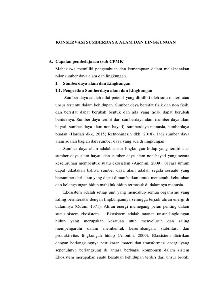 Penyuluhan tentang Pentingnya Konservasi Sumber Daya Alam di Desa Tanjungsari
