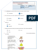 Español First Evaluation