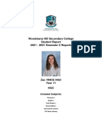 Woodmans Hill Secondary College Student Report 2021 - 2021 Semester 2 Reports