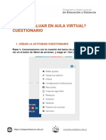 D12. Tutorial Cómo Evaluar en Aula Virtual - CUESTIONARIO