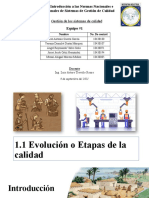 Presentación - 1.1 Evolución o Etapas de La Calidad