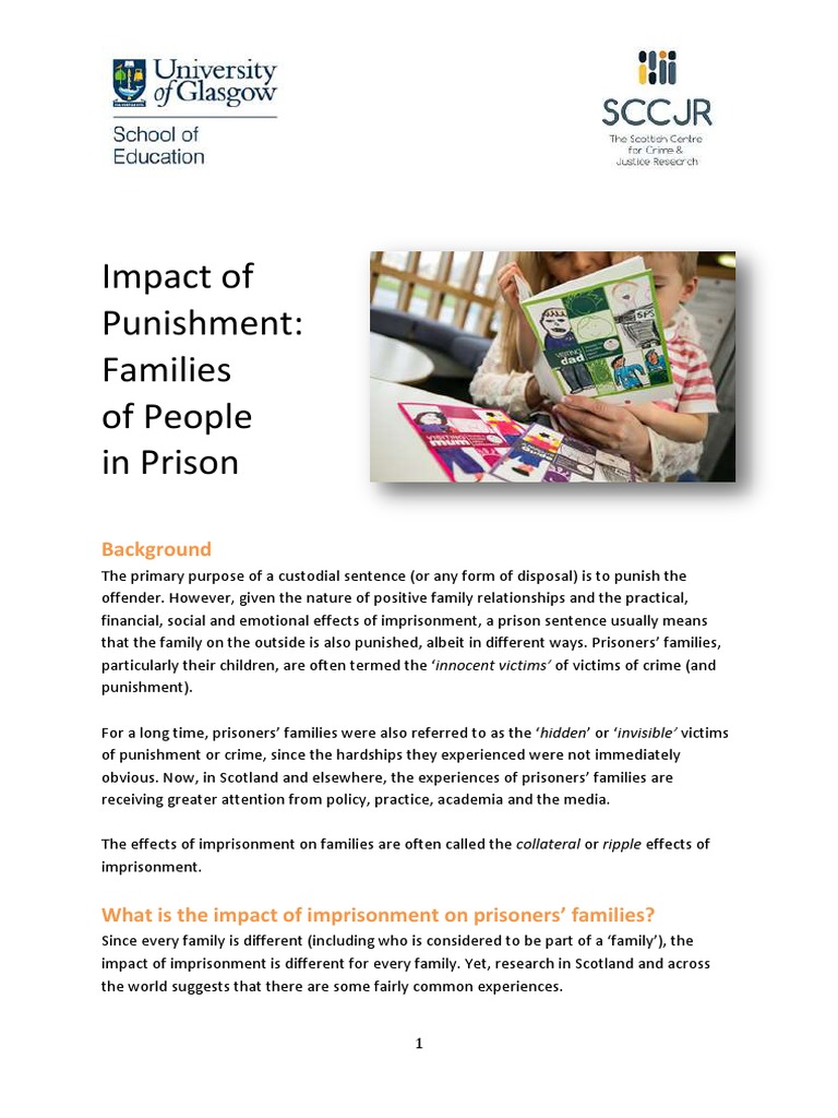Impact of Imprisonment on Families | PDF | Prison | Family