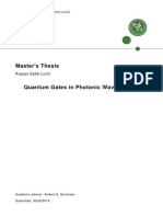 Quantum Gates in Photonic Waveguides