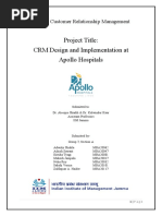 Project Title: CRM Design and Implementation at Apollo Hospitals