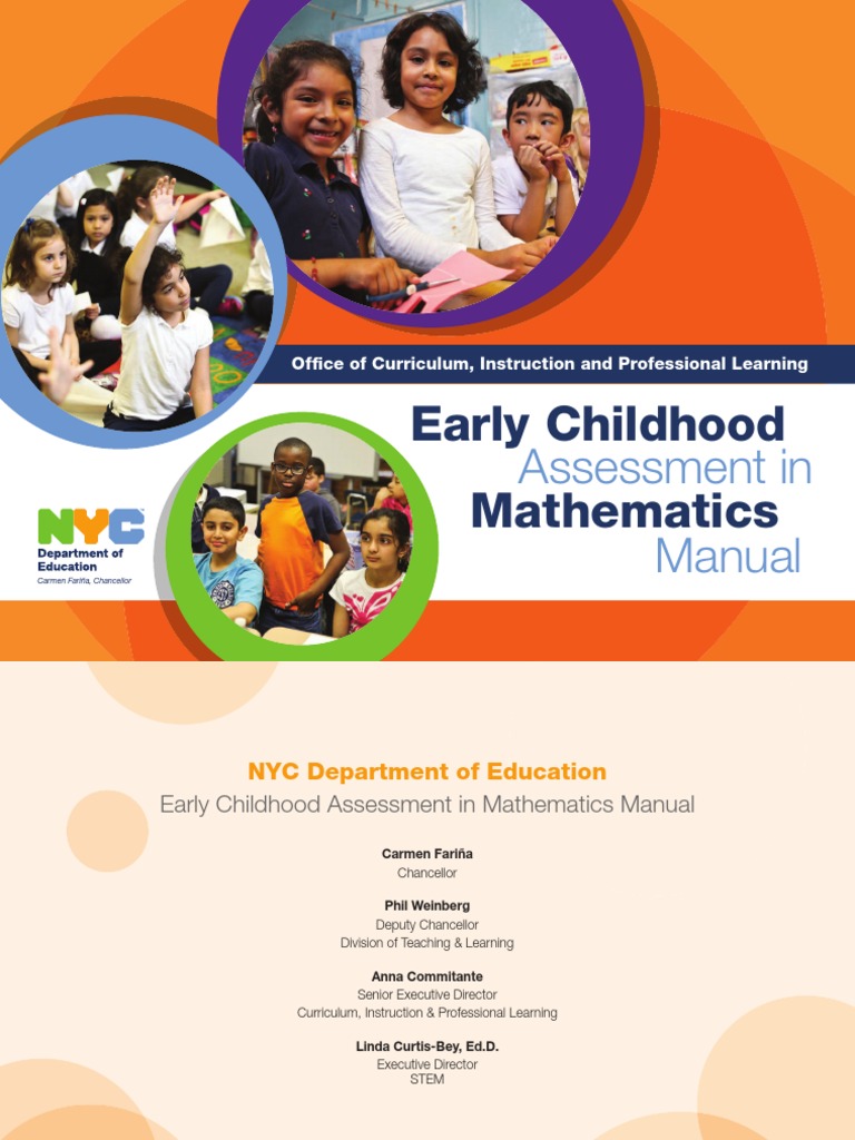 Early Childhood Math Assessment Manual | PDF | Educational Assessment ...