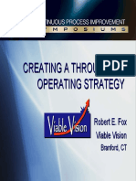 Creating a Throughput Operating Strategy - Robert Fox