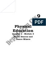 Physical Education: Quarter 2 - Module 3 Social Dances and Dance Mixers