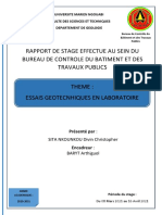 MON RAPPORT Au Bureau de Controle Du Batiment Et Travaux Publics Congo