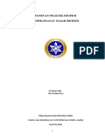 Panduan Praktek Profesi Keperawatan Dasar Profesi: Di Susun Oleh: Tim Profesi Ners