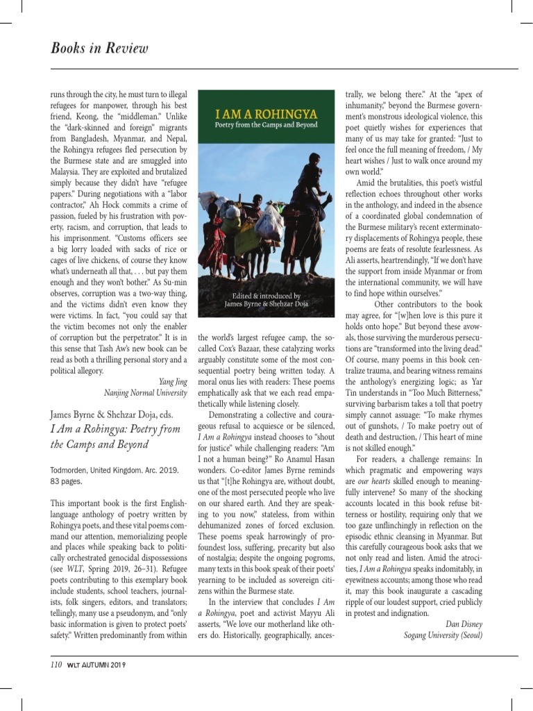 Rohingya Poetry: Voices of Resistance | PDF | Rohingya People | Myanmar