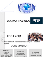 Uzorak I Populacija