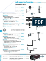 SON_accessoires Micros & Supports d'Enceintes