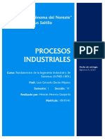 Ensayo Procesos Industriales (FIIS (II-FND-1001) ) (Por Hernán Herrera IIS 1A)