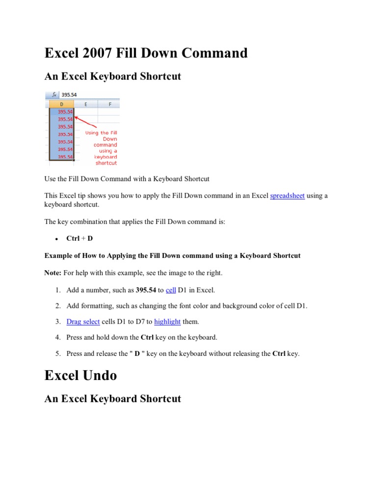 How To Work in Excel | PDF