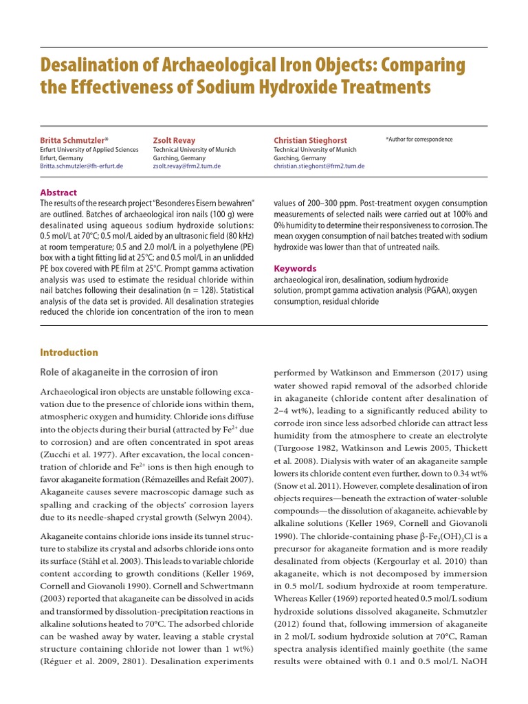 Metals 2019 167 Descargar gratis PDF Sodium Hydroxide Corrosion