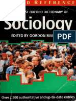 (Oxford Reference) Gordon Marshall (Editor) - The Concise Oxford Dictionary of Sociology-Oxford University Press (1994)