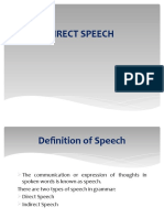 Direct Speech