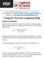 Computer Network Assignment Help: Problems and Solutions