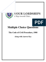 Code of Civil Procedure MCQ