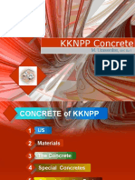 KKNPP Concrete Ingredients and Testing