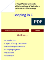 Looping 20th January, 2022