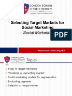 Targeting Social Marketing Audiences