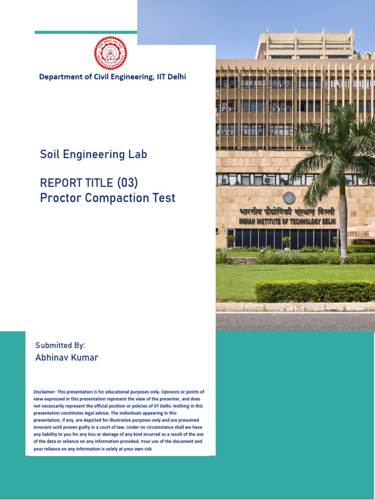 Proctor Compaction Test: Soil Engineering Lab | PDF