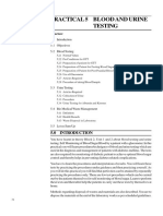 Practical 5 Blood and Urine Testing: Structure