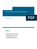 Ipv6 Addressing & Routing Protocols: Isp/Ixp Workshops