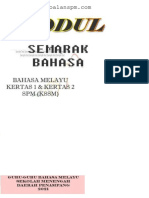 Modul Semarak Bahasa Melayu SPM (Kertas 1 & 2) Penampang, Sabah 2021 Soalan