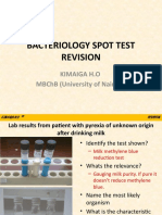 Bacteriology Spot Test Revision 2