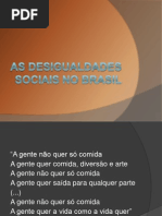 As Desigualdades Sociais No Brasil
