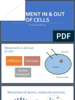 Movement in & Out of Cells: PP 28-36 (Jones&Jones)