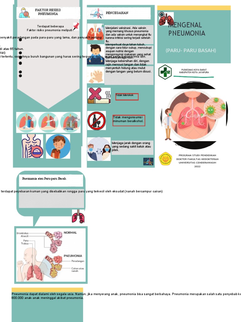 Pencegahan dan Gejala Pneumonia Anak | PDF