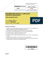 PR Biologia Marzec 2021 NM Arkusz