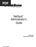 NetVault 603 Administration Guide