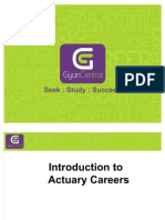 Introduction to Actuary Career