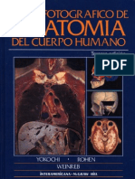 Atlas Fotografico de Anatomia Del Cuerpo Humano - Yokochi