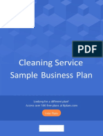 Cleaning Service Business Plan Ungated